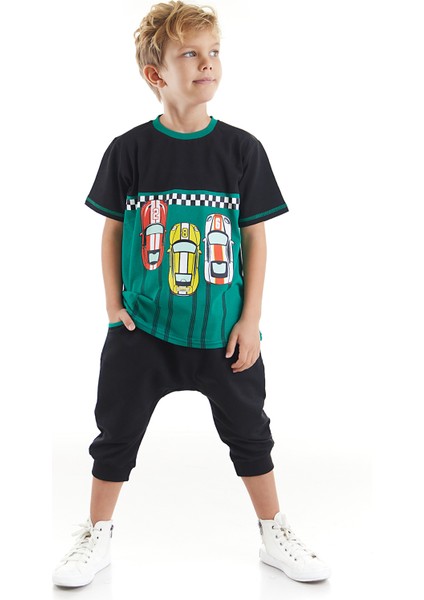 Finish Erkek Çocuk T-shirt Kapri Şort Takım