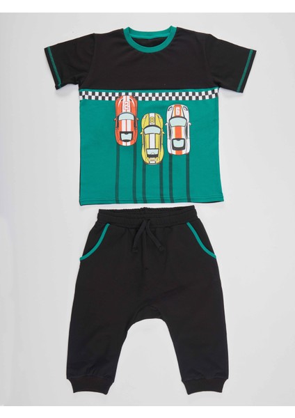 Finish Erkek Çocuk T-shirt Kapri Şort Takım modelleri
