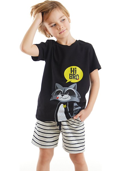 Rakun Erkek Çocuk T-shirt Şort Takım