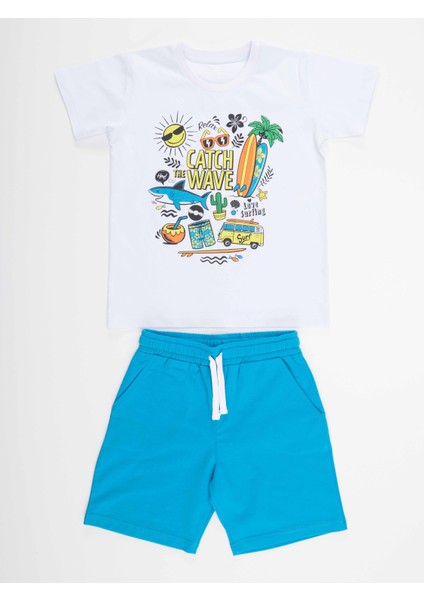 Tatil Erkek Çocuk T-shirt Şort Takım
