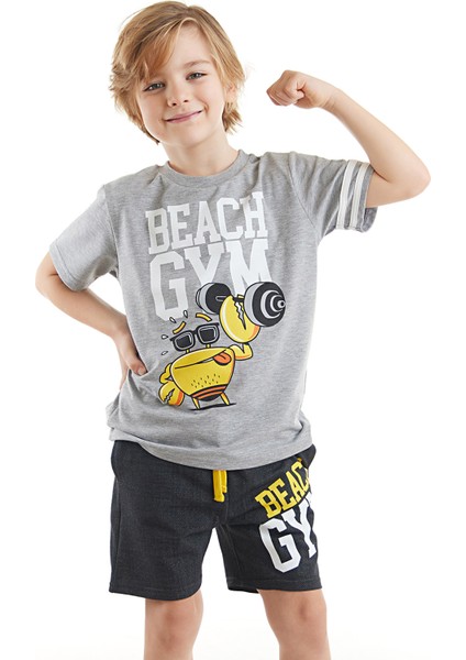 Beach Gym Erkek Çocuk T-shirt Şort Takım