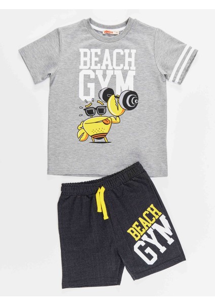 Beach Gym Erkek Çocuk T-shirt Şort Takım modelleri
