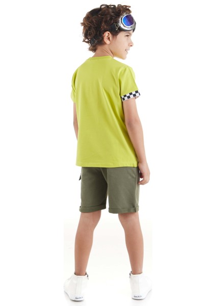 Motosiklet Turu Erkek Çocuk T-Shirt Şort Takım fiyatları