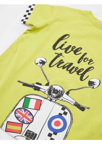 Motosiklet Turu Erkek Çocuk T-Shirt Şort Takım indirimleri