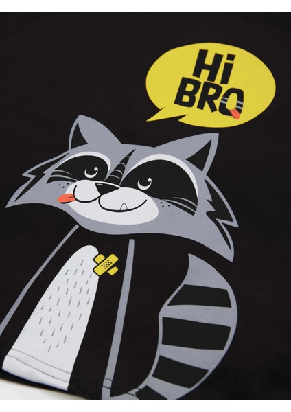 Rakun Erkek Çocuk T-shirt Şort Takım