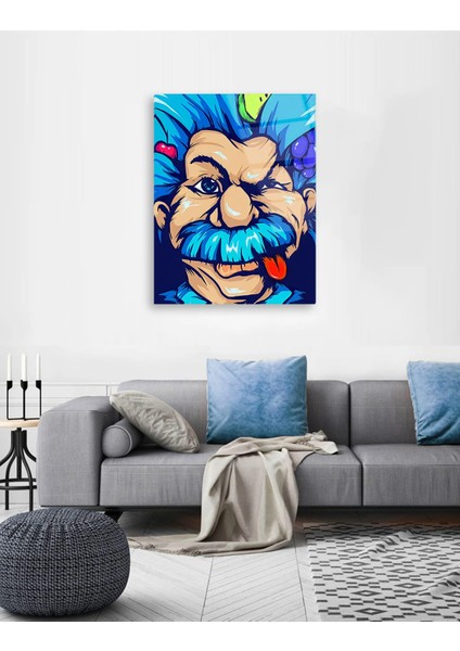 Renkli Albert Einstein Cam Tablo fiyatları
