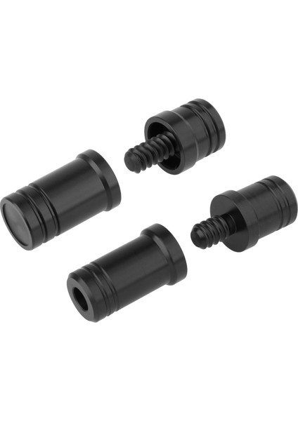Havuz Ipucu Için 2x Ortak Koruyucu Ortak Kapaklar Bilardo Sopa Ipuçları Bakım Onarımı 3 8 X10 22X55MM 22MMX61MM (Yurt Dışından)