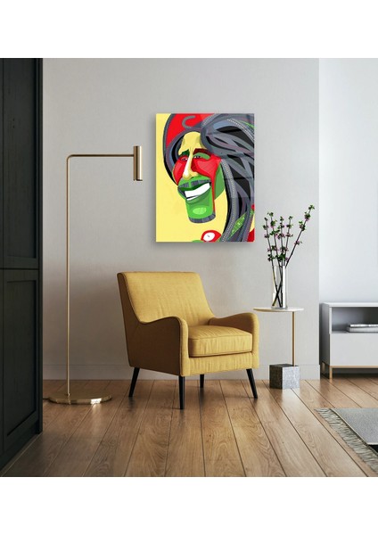 Bob Marley Karikatür Cam Tablo fiyatları