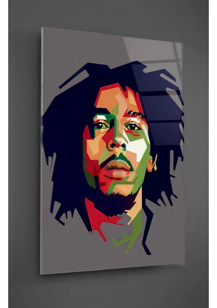 Bob Marley Popart Cam Tablo