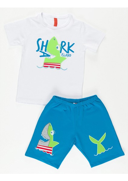 Shark Island Erkek Çocuk T-Shirt Şort Takım