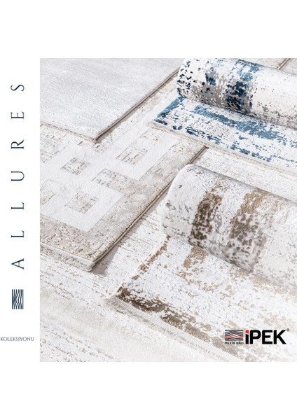 Allures Ekru Düz Modern Halı