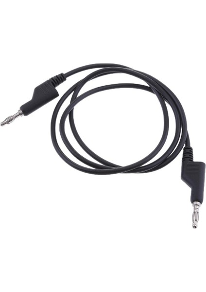 2 Adet 4mm Istiflenebilir Muz Tapası Silik Test Kablosu 1m Tel 1000V/15A (Yurt Dışından)