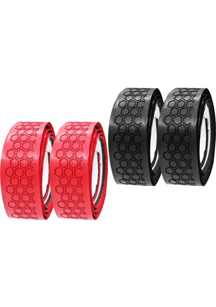 4pieces Golf Kavrama Sarma Kasetleri Yeni Gerileme Çözümü Kaymaz Sargı Bant Kırmızı ve Siyah (Yurt Dışından)