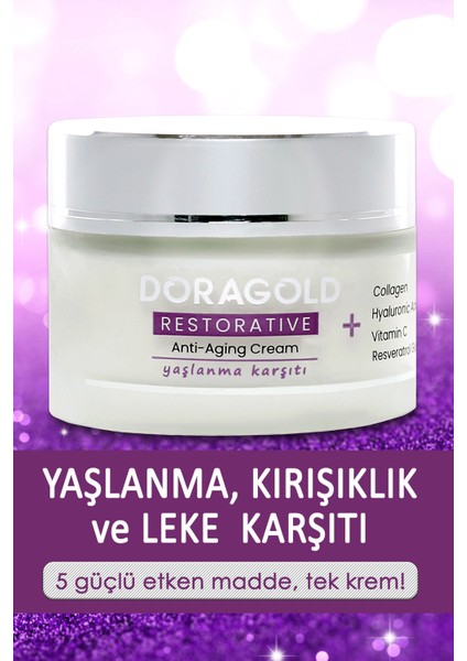Restorative Hyaluronic Acid C Vitamini Resveratrol ve Krem 45ml