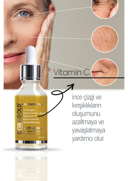 Hyalüronik Asit + + Resveratrol + Glutatyon + C Vitamini Serum 30 ml fırsatları