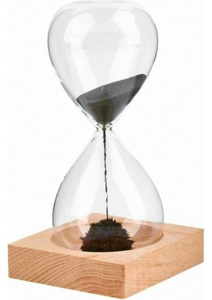 Dekoratif Mıknatıslı Mnayetik Ahşap Kum Saati