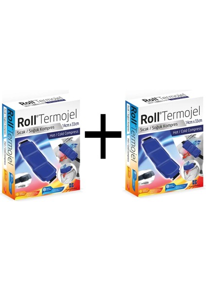 Termojel Bel Için Sıcak Soğuk Kompres Jel 14 x 33 cm (2 Paket)