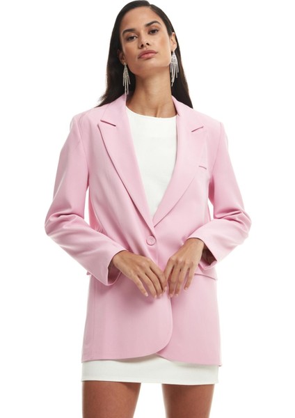 Blazer Ceket Pembe modelleri