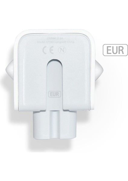 Şarj Başlığı Türkiye Kiti EU Plug Macbook iPhone iPad ile Uyumlu