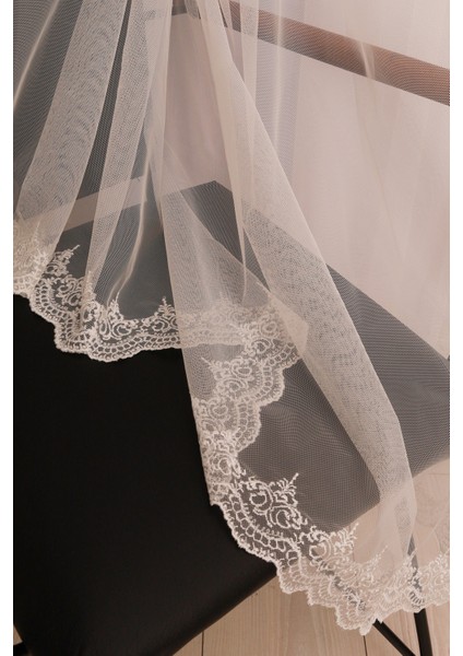 Etek İşlemeli Grek Beyaz Renk 1-2 Seyrek Pileli Tül Perde modelleri