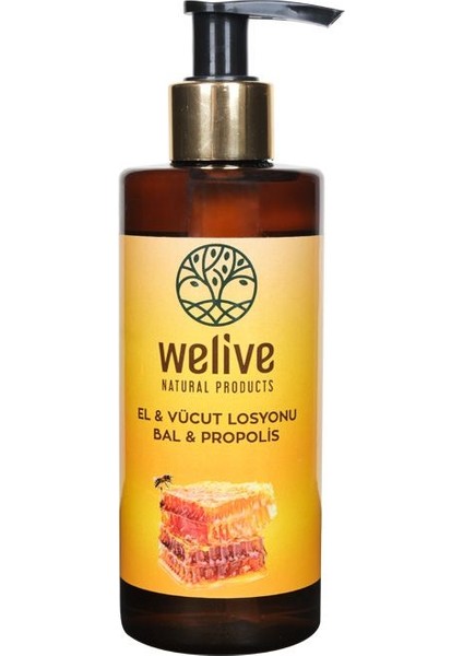 Propolis Bal El ve Vücut Losyonu 250 ml | Tüm Cilt Tiplerine Uygun | Nemlendirici