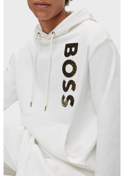 Monogram Logolu Kapüşonlu Regular Fit Pamuk Sweat Erkek Sweat 50481746 100