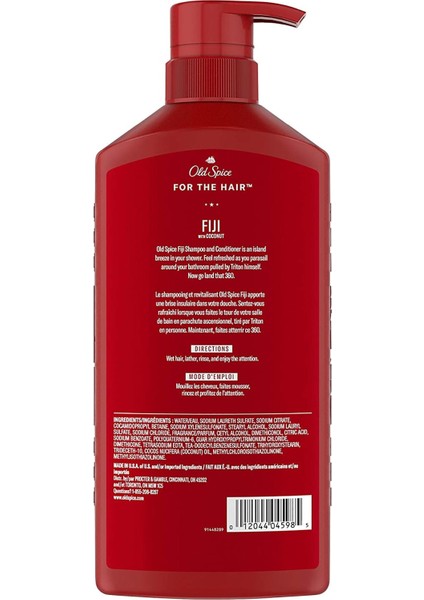 F/c Fiji 2in1 Şampuan ve Saç Kremi 650ML