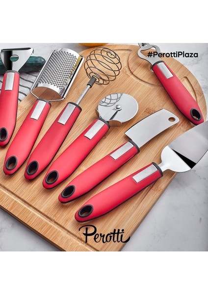 Hamm Kırmızı 8'Li Mutfak Seti Kepçe Kevgir Spatula fiyatları
