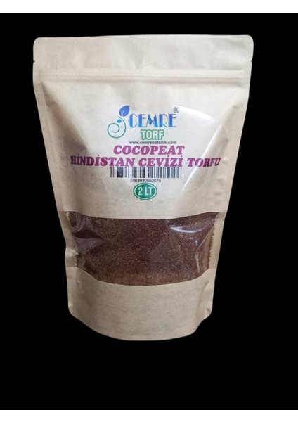 Cocopeat Hindistan Cevizi Torfu 2 lt