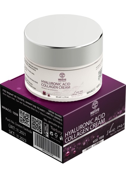 Hyaluronic Acid Collagen Krem 50 ml