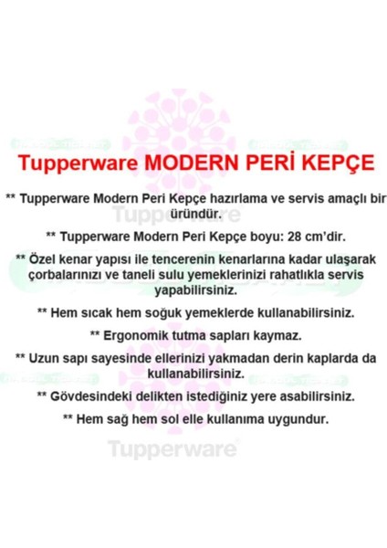 Modern Peri Kepçe Turuncu