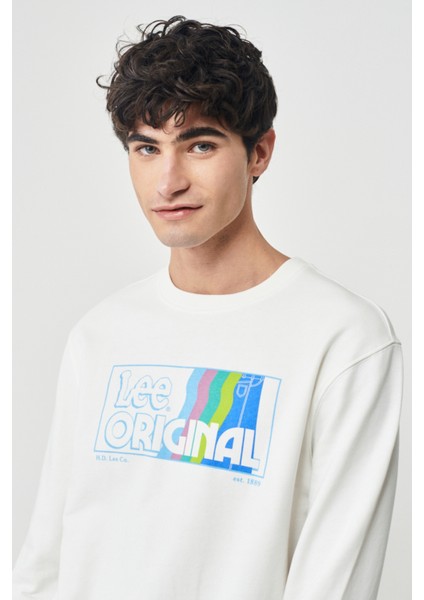 Regular Fit Normal Kesim Sıfır Yaka Sweatshirt