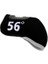 2x Golf Club Demir Putter Headcover Head Kapak Koruyucu 56 Derece Siyah 2 Pcs 1