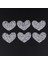 Rhinestone Aplike Kalp Dekoratif 6 Adet Kalp (Yurt Dışından) 2