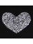 Rhinestone Aplike Kalp Dekoratif 6 Adet Kalp (Yurt Dışından) 3