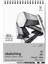 Eskiz Çizim Bloknotu (Spiralli) Hafif Dokulu 110GR 50 Sayfa A4 (21X29.7CM) 1