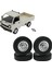 4 Adet Wltoys Için Kauçuk Tekerlek Kiti D12 Mını 1/16 Kamyon Aksesuarları (Yurt Dışından) 3
