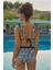 Çift Taraflı Yüksek Bel Üçgen Bikini Takım B1482 Siyah 4
