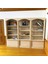 Bitmemiş 1/12 Ölçekli Bebek Evi Kitaplık Organizatör Kitaplık 4 Katmanlar Ahşap (Yurt Dışından) 2