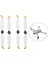 8/set Rc Air 2s Quadcopter Parçaları Için Katlanabilir Pervane Props (Yurt Dışından) 4