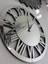 Circle Silver Model Gümüş Renk 60 Cm Dekoratif Aynalı Duvar Saati 3