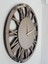 Circle Bronze Model Bronz Renk 60 Cm Dekoratif Aynalı Duvar Saati 3