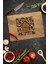 20X30 cm Ahşap Ev Desenli Cam Kesme Tablası/tahtası 1