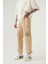 Aesthetıc Dreams Baskılı Beli Lastikli Organik Pamuklu Relaxed Jogger Eşofman Altı/beıge 1