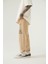 Aesthetıc Dreams Baskılı Beli Lastikli Organik Pamuklu Relaxed Jogger Eşofman Altı/beıge 2