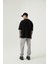 Aesthetıc Dreams Baskılı Beli Lastikli Organik Pamuklu Relaxed Jogger Eşofman Altı/gray Melange 5
