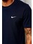 Swoosh Cotton Men's T-Shirt Navy BV0507-451 Erkek Tişört 2