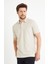 Erkek Basic Polo Yaka Tişört (Regular Fit) Bej 2