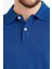Erkek Basic Polo Yaka Tişört (Regular Fit) Indigo 3