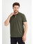 Erkek Basic Polo Yaka Tişört (Regular Fit) Haki 1